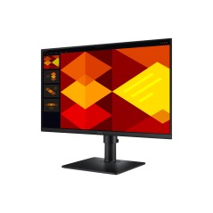 Samsung Essential S4 S24D402GAU 24" Full HD 1920x1080 HDMI DisplayPort 100Hz Pivot Monitor - Immerse Yourself in Stunning Clarit